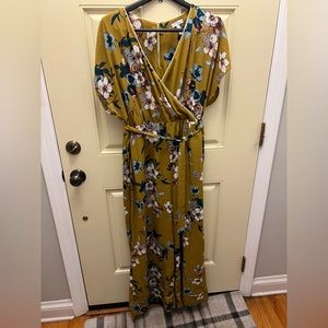 Leith Floral kimono style Jumpsuit